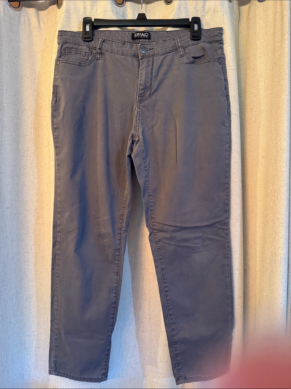 Buffalo David Bitton Women’s Chino Pants in Slate Gray